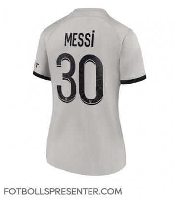 Paris Saint-Germain Lionel Messi #30 Borta Matchtröja Dam 2022-23 Kortärmad